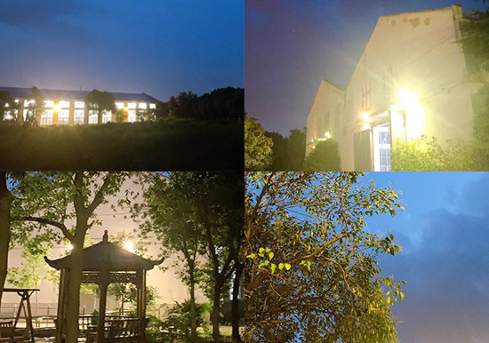 花園式廠區(qū)、綠樹(shù)成蔭、鳥(niǎo)語(yǔ)花香。原來(lái)的廠區(qū)的夜景是如此的美麗！