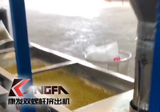 單、雙螺桿擠出機(jī)優(yōu)勢互補(bǔ)、高效率高產(chǎn)能！康發(fā)塑機(jī)JSH-75/180雙階式（雙螺桿/單螺桿）擠出機(jī)組試機(jī)!