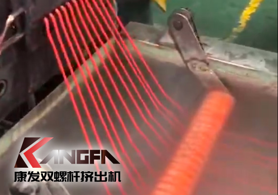 康發(fā)售后服務(wù)無(wú)止境！客戶水拉條JSH-75雙螺桿造粒機(jī) 普通玻纖增強(qiáng)改性售后維保記