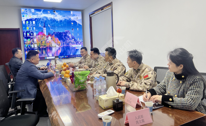 精準(zhǔn)調(diào)查 深挖潛力 六合區(qū)人武部走訪康發(fā)雙螺桿造粒機等葛塘街道重點企業(yè)